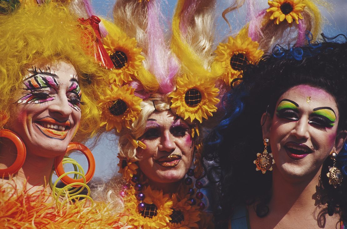 Attendees enjoy New York's Wigstock festival in 1994. 