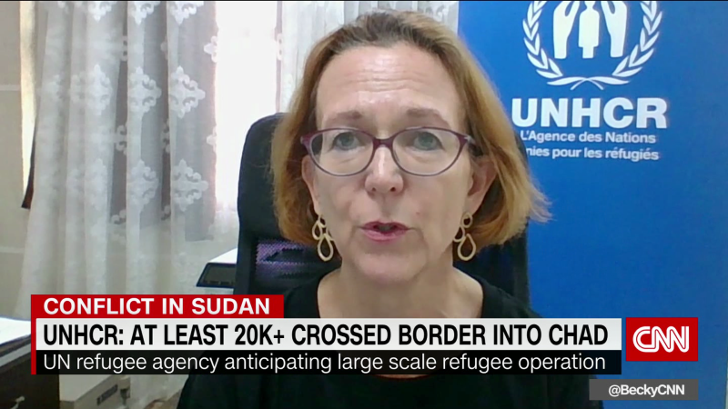 At least 20,000 Sudanese refugees crossed border into Chad, UNHCR says | CNN