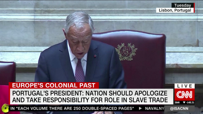 President of Portugal says nation should apologize for role in slave trade  | CNN