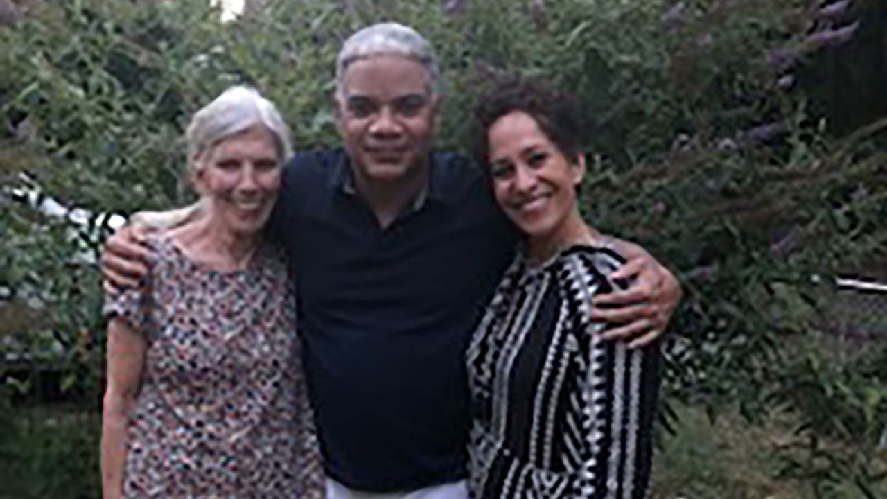 John Blake with his Aunt Mary, left, and his wife, Terrylynn. It took years, but Blake and his aunt have built a loving relationship.