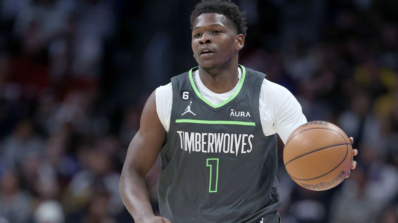 NextImg:Minnesota Timberwolves star Anthony Edwards cited for third-degree assault following alleged postgame incident | CNN