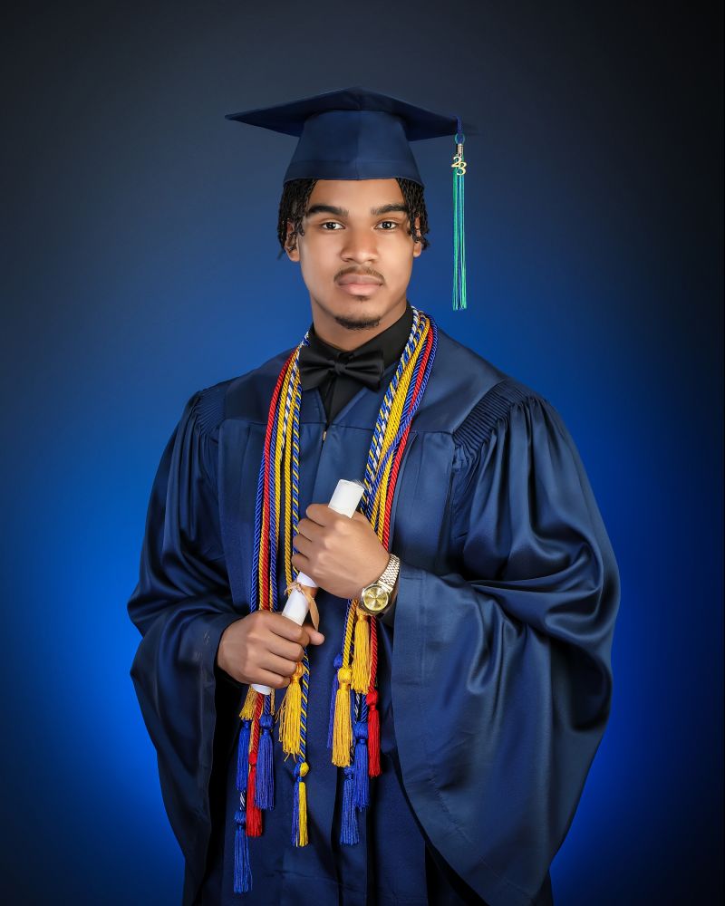 A high school senior graduating two years early has been