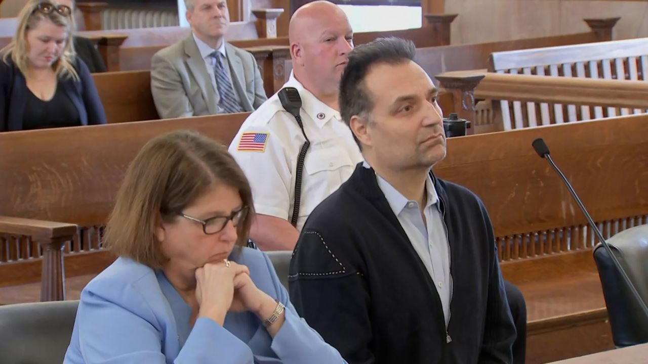 Brian Walshe, with his defense attorney Tracy Miner, appears in Norfolk County Superior Court on April 27.