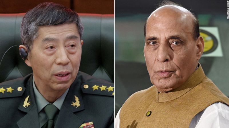 Indian and Chinese defense ministers to meet face to face - CNN