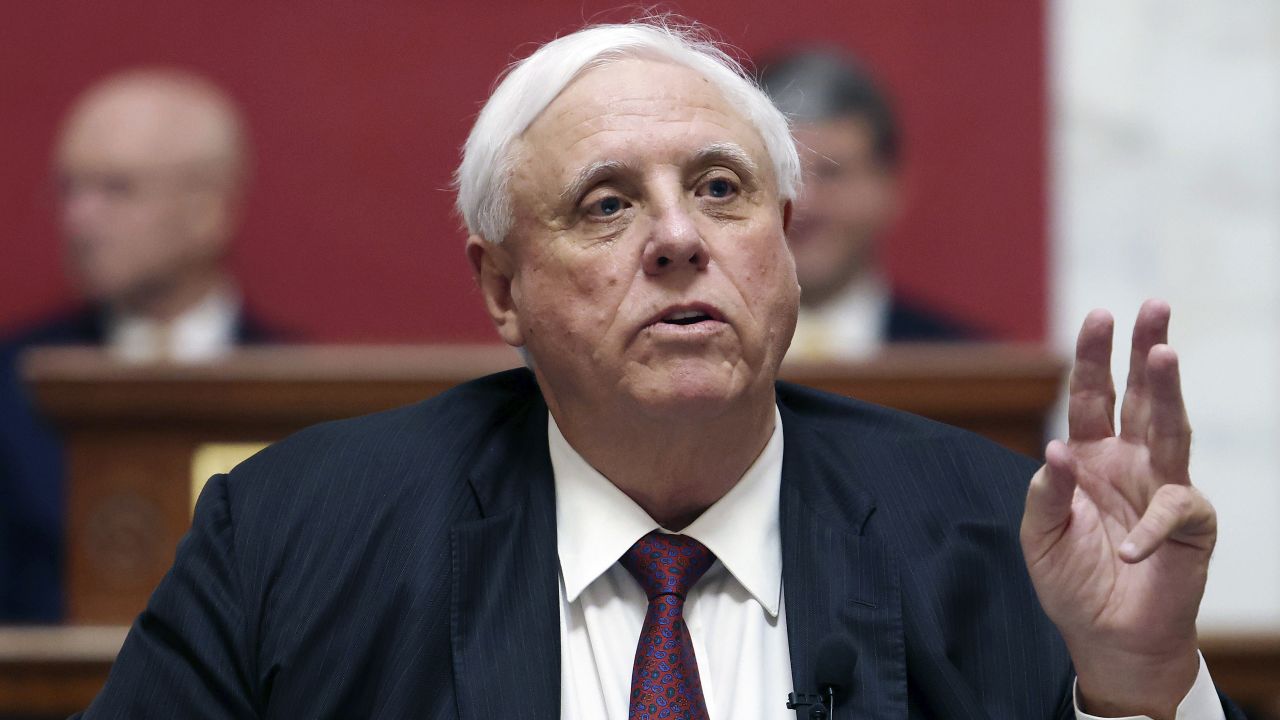 West Virginia Gov. Jim Justice delivers his annual State of the State address at the West Virginia Capitol in Charleston on January 11, 2023