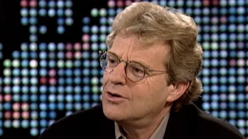 Larry King to Jerry Springer on ‘The Jerry Springer Show’: Why do you want to run a circus? (1998) | CNN