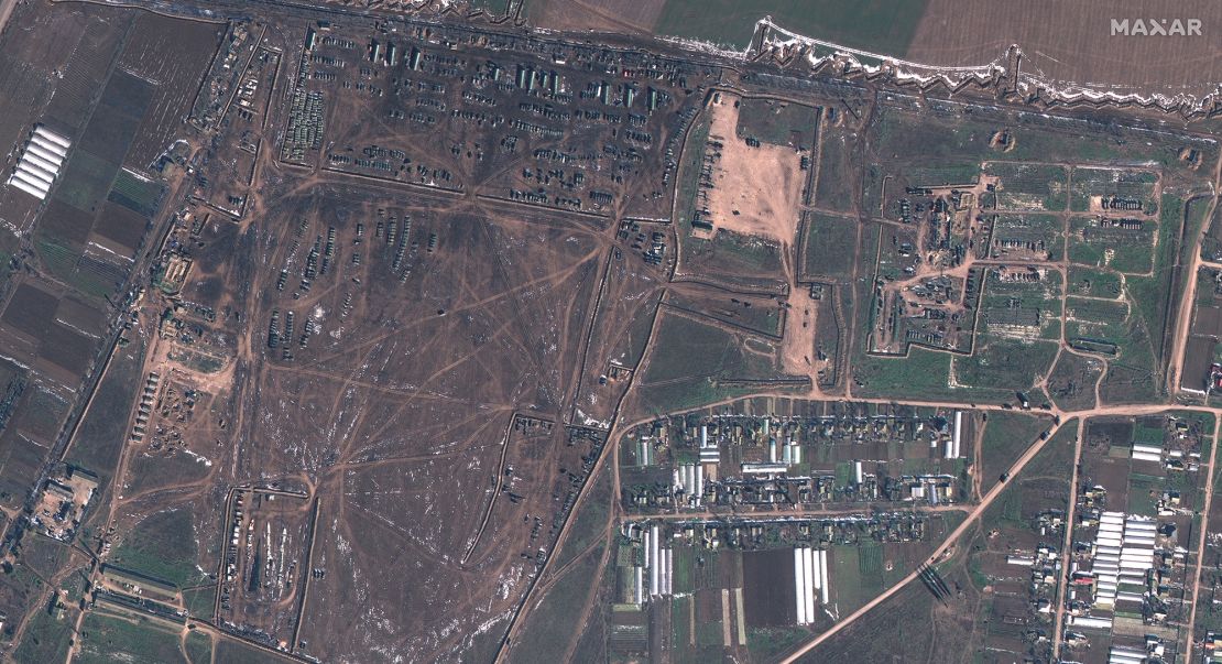 A once full Russian base in Crimea is now largely empty.