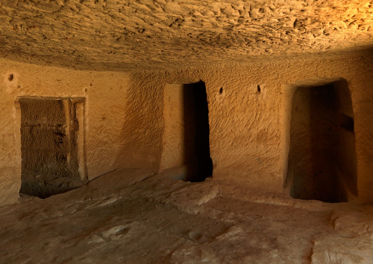 <strong>A peek inside:</strong> One tomb at a time is opened to visitors. These are rotated so that none suffer too much damage.