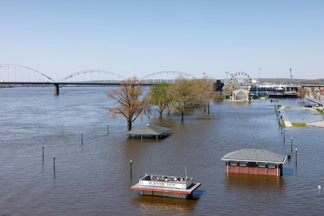 Spring snowmelt has cities along the Mississippi bracing for flooding