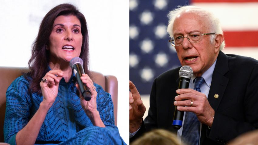 nikki haley bernie sanders split