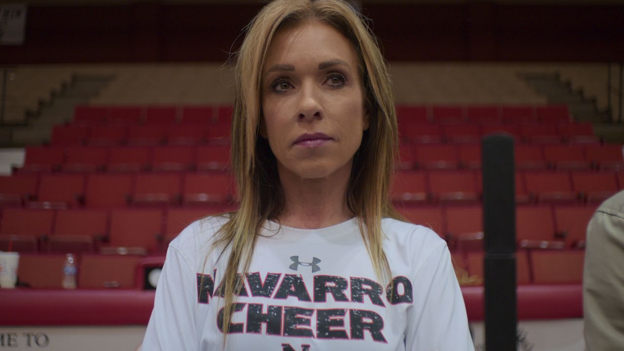 Navarro Cheerleading squah head coach Monica Aldama in Season 2 of Netflix's 'Cheer.'