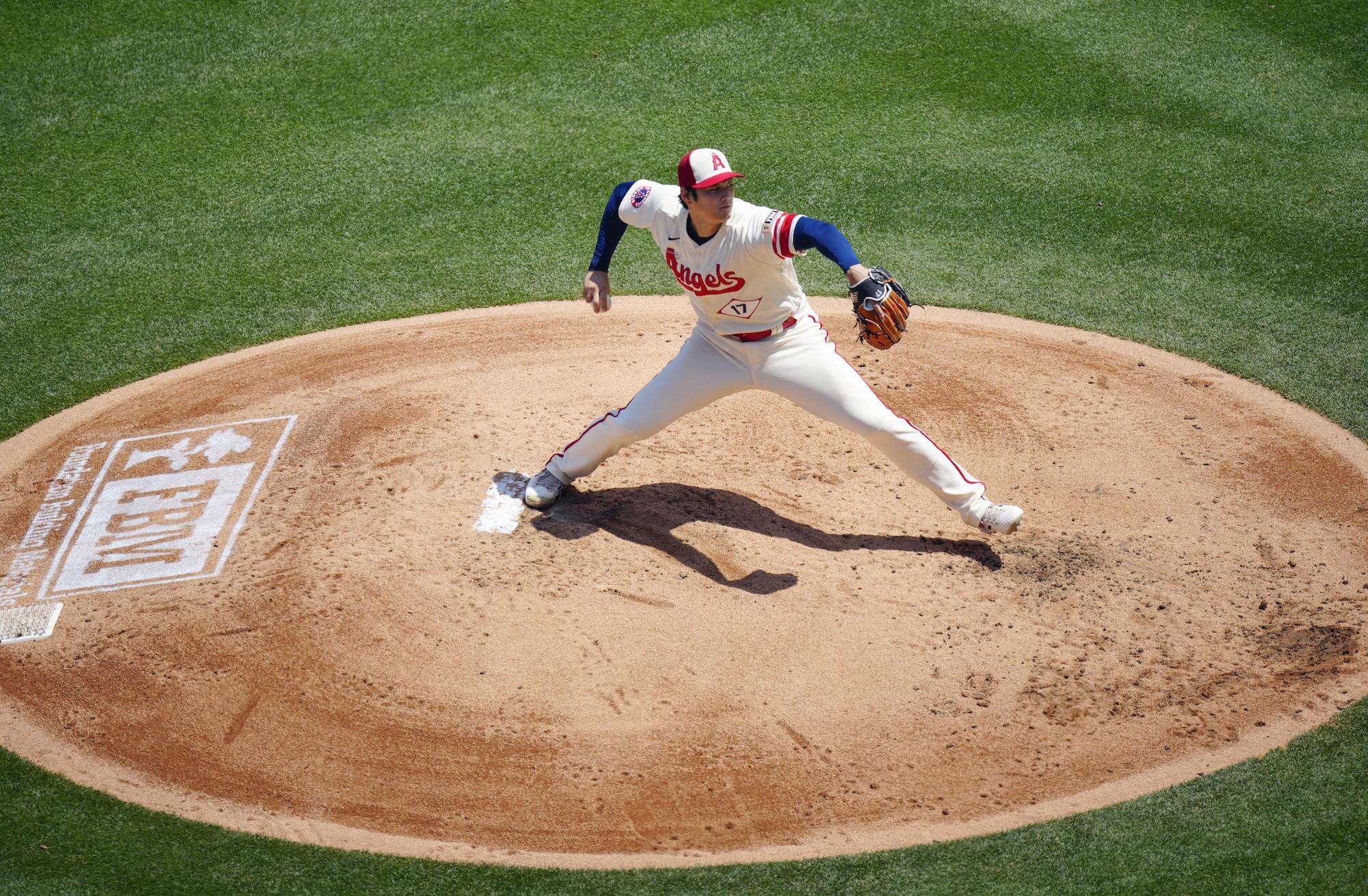 Shohei Ohtani comes within inches of making yet more MLB history in Angels  win