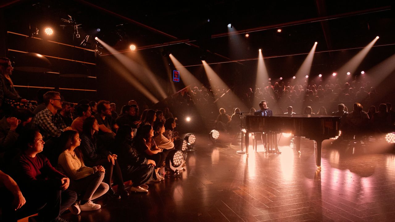 James Corden sings "That's Our Show" to say his last goodbyes to "The Late Late Show" on April 27, 2023.