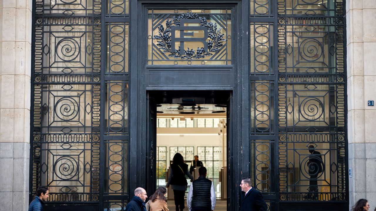 The Bank of America office in Paris, France