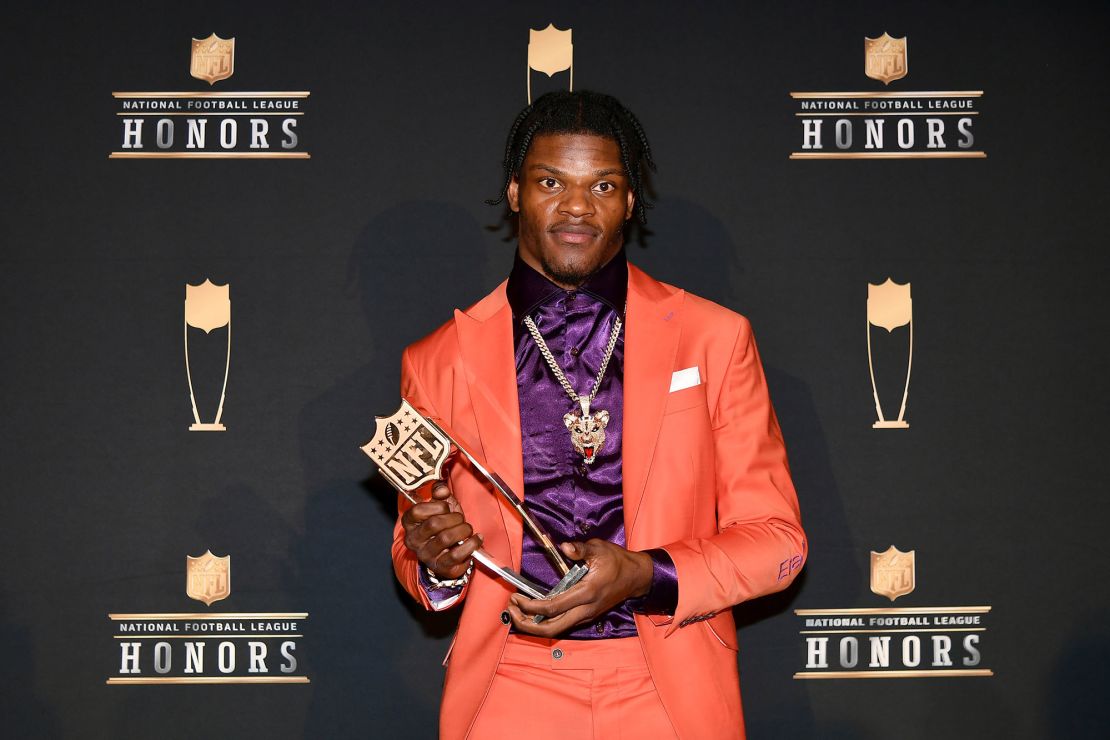 Jackson was the 2019 NFL Most Valuable Player.