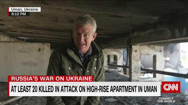 CNN correspondent live from inside bombed-out building in Ukraine | CNN