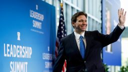 Florida Gov. Ron DeSantis walks onstage to give remarks at the Heritage Foundation's 50th Anniversary Leadership Summit at the Gaylord National Resort & Convention Center on April 21, 2023 in National Harbor, Maryland.
