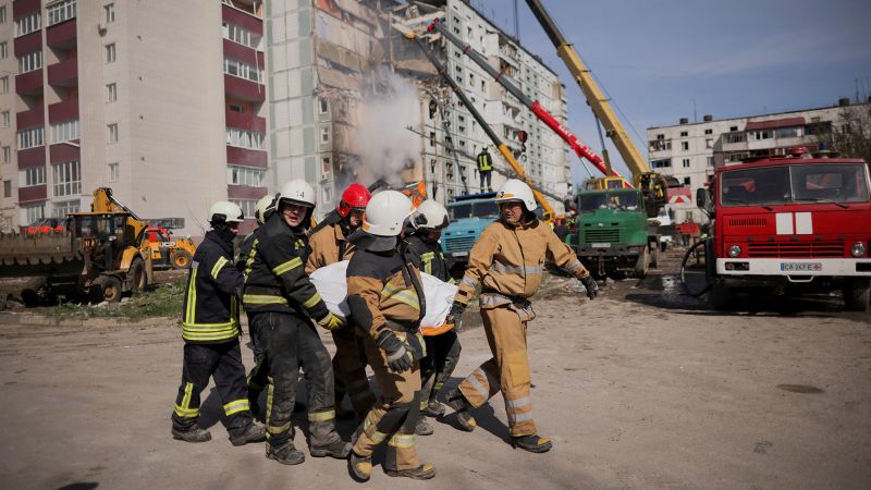 NextImg:Children among at least 22 killed in early-morning Russian strike on Ukrainian apartment block | CNN