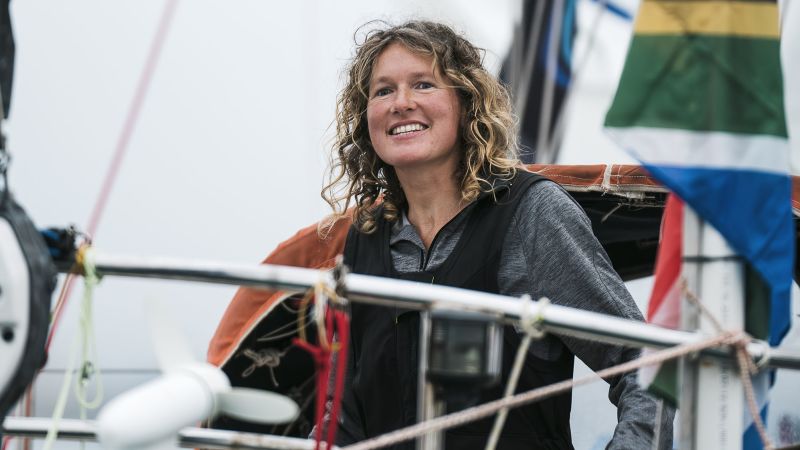 NextImg:'A legend is born': Kirsten Neuschäfer becomes first woman to win historic Golden Globe Race | CNN