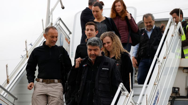 NextImg:American teacher escaped Sudan on French evacuation plane, with no help offered back home | CNN