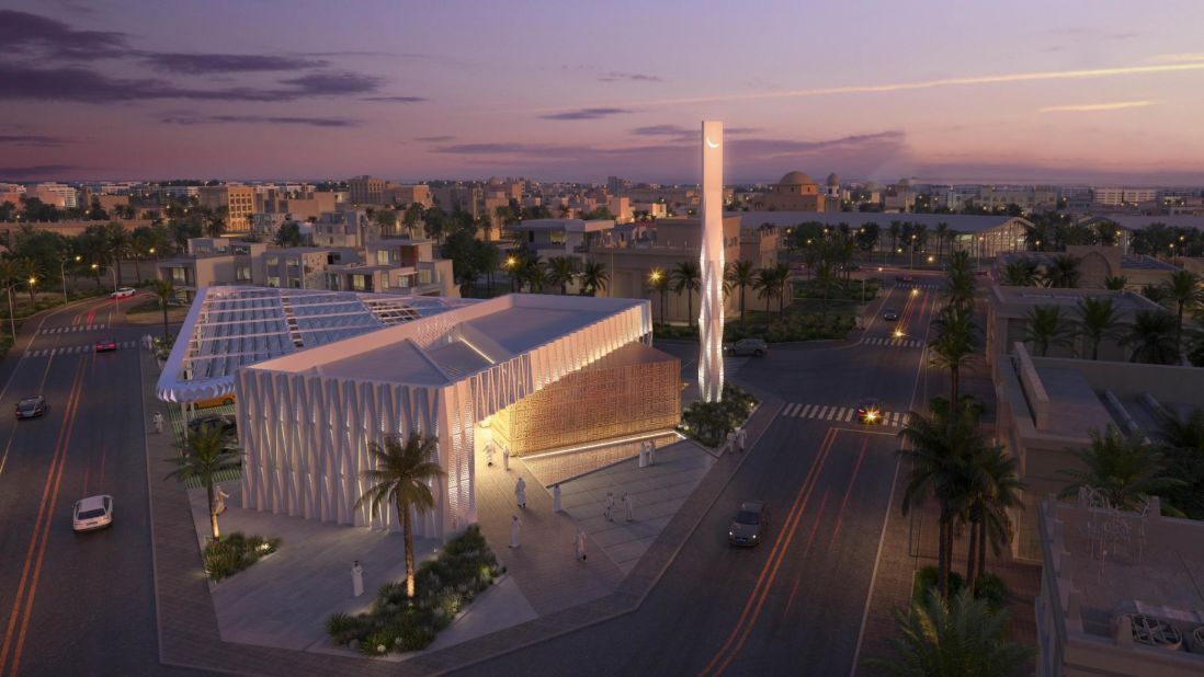 The 2,000-square-meter (21,500 square feet) mosque, pictured in a rendering, will have capacity for 600 worshippers and is scheduled to open its doors in 2025.