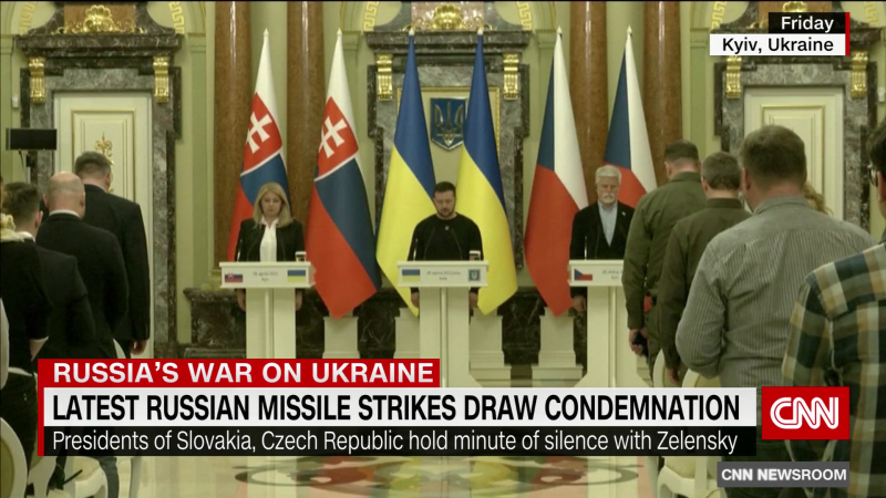 Presidents of Slovakia and Czech Republic visit Kyiv | CNN