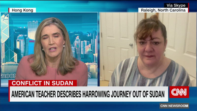 American teacher recounts harrowing escape from Sudan’s capital amid intense fighting | CNN
