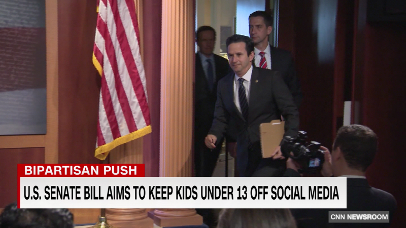 Bipartisan bill seeks to establish 13 as national minimum age to use social media | CNN