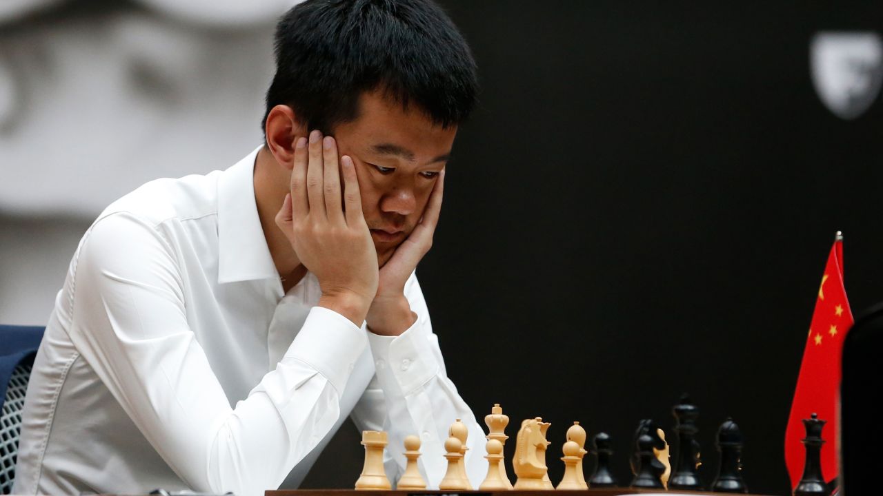 Ding will be playing with his white pieces for the winner-takes-all game.