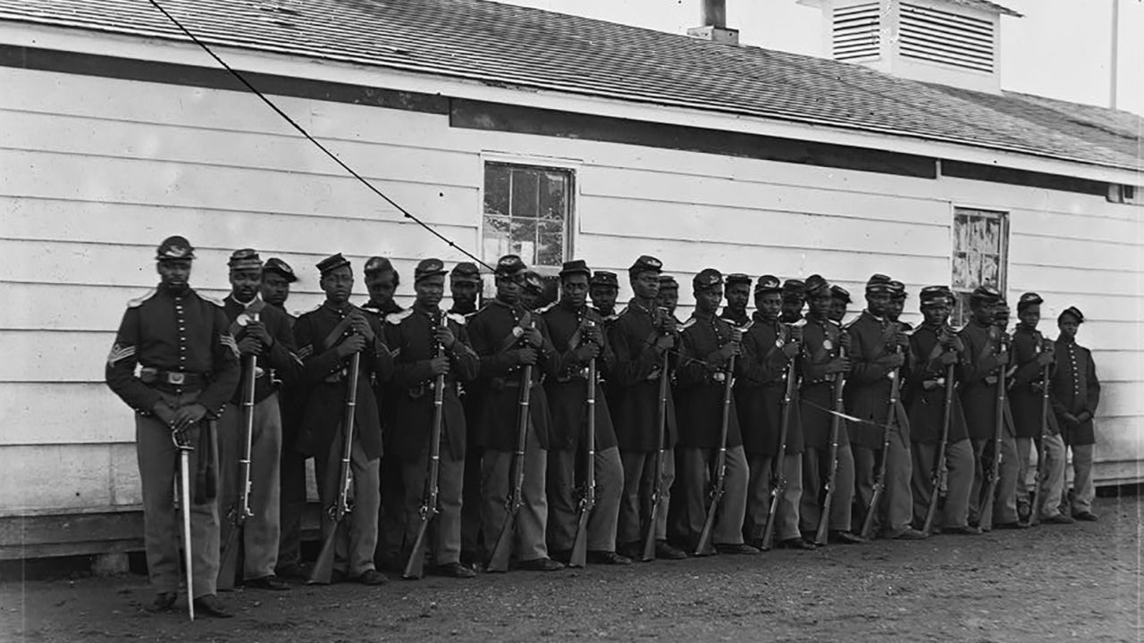 4th United States Colored Troops in the defenses around Washington, DC.