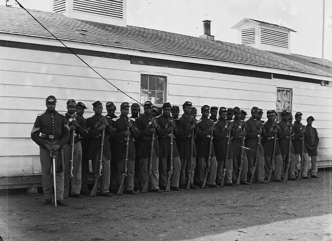 4th United States Colored Troops in the defenses around Washington, DC.