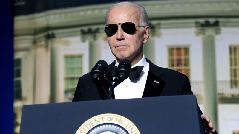 White House Correspondents’ Dinner gives Biden a chance to flex his funny bone