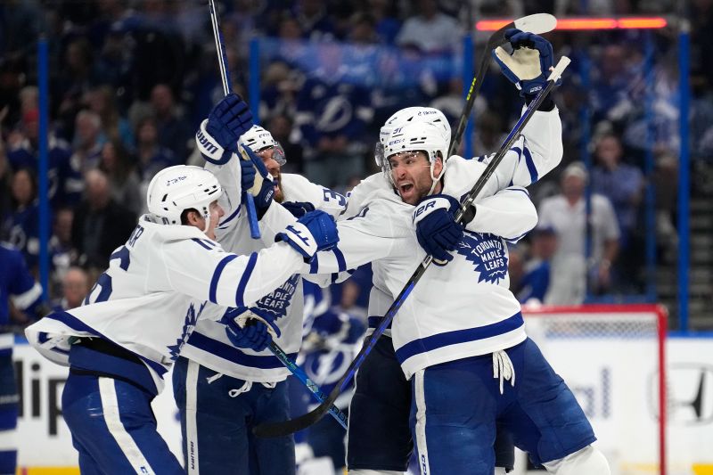 Toronto Maple Leafs win first NHL playoff series since 2004 CNN