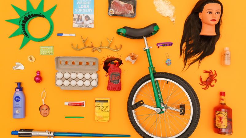NextImg:Uber's 2023 lost and found report includes dentures, weed, a lightsaber and a slushy machine | CNN Business