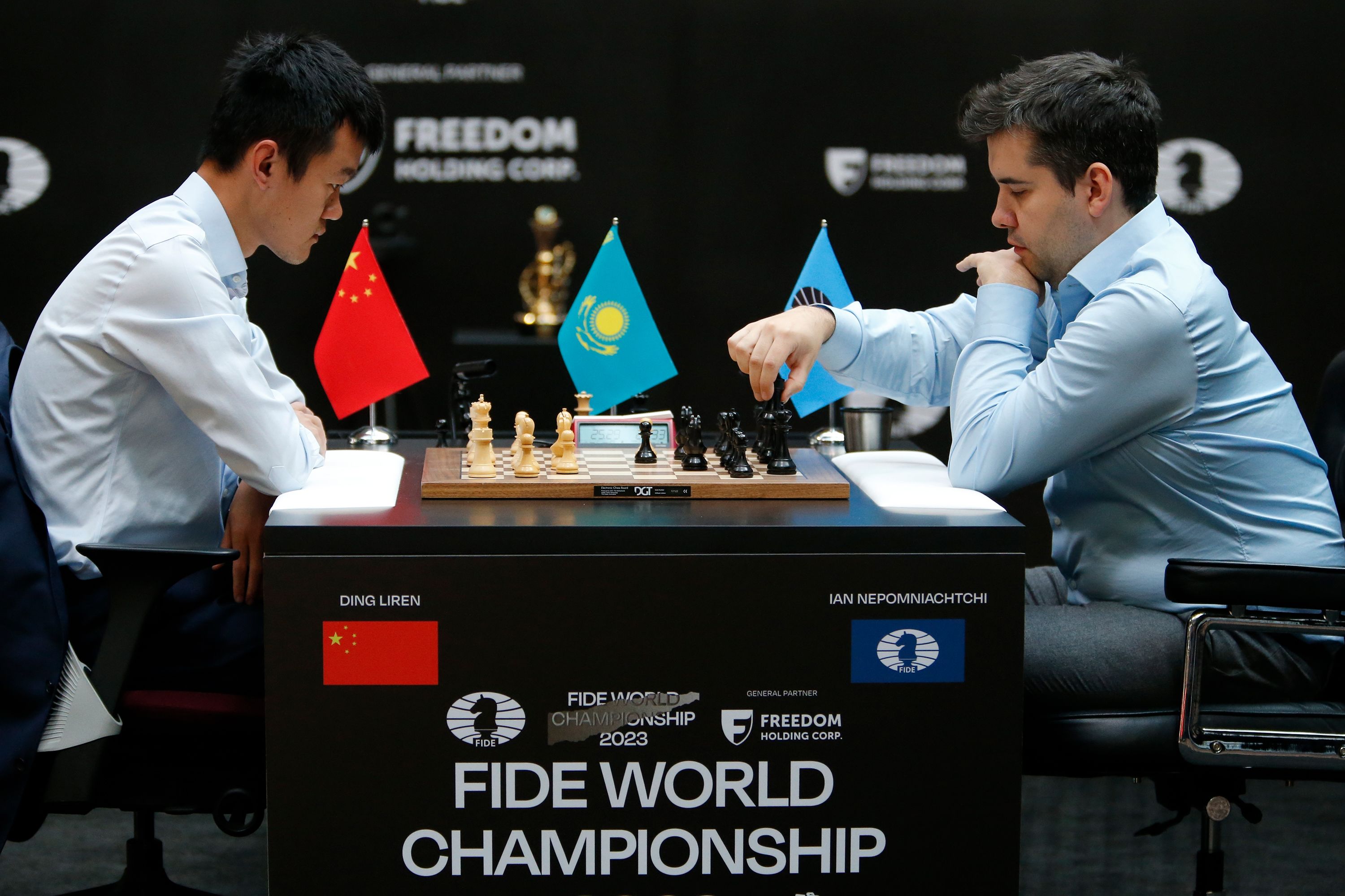 Chess world title match comes down to rapid tiebreakers