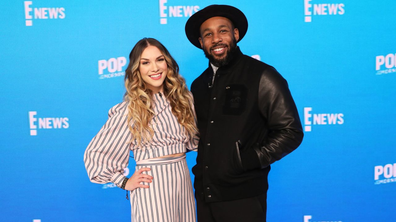 (From left) Allison Holker and Stephen 'tWitch' Boss in February 2020. 