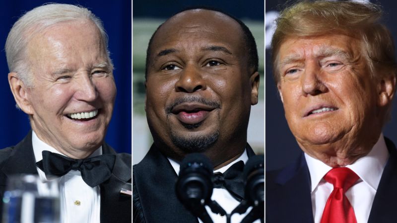 Comedian jokes about Donald Trump and roasts President Biden at WHCD - CNN
