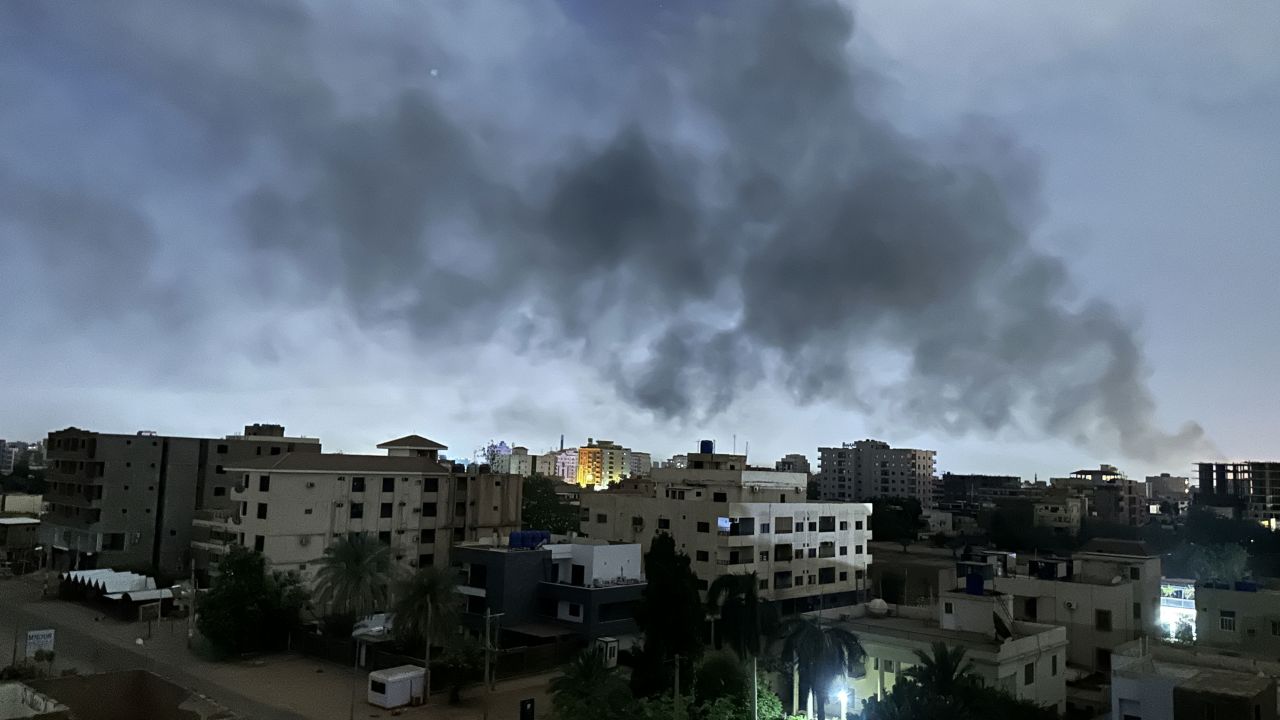 A view of streets as clashes continue between the Sudanese Armed Forces and the paramilitary Rapid Support Forces (RSF) despite the agreement on cease fire in Khartoum.