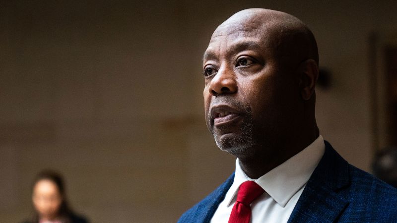 NextImg:Sen. Tim Scott teases 'major announcement' on May 22 as he explores White House bid | CNN Politics