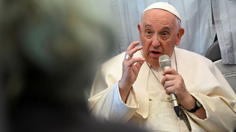 NextImg:Pope Francis says the Vatican is involved in a peace mission to end the war in Ukraine | CNN