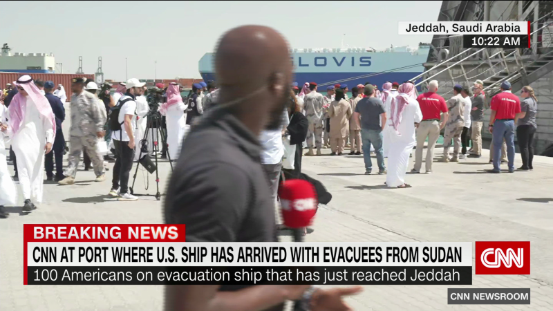 100 Americans on U.S. evacuation ship reach Jeddah | CNN