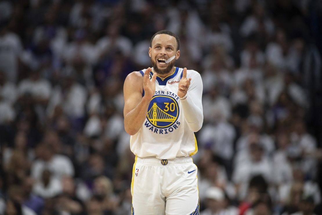 Steph Curry led the Golden State Warriors to the Western Conference semifinals with a record-breaking performance against the Sacramento Kings.