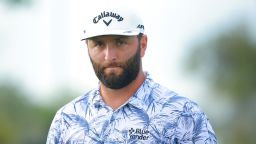 PUERTO VALLARTA, MEXICO - APRIL 27: Jon Rahm of Spain looks on on the 12th hole during the first round of the Mexico Open at Vidanta on April 27, 2023 in Puerto Vallarta, Jalisco. (Photo by Hector Vivas/Getty Images,)