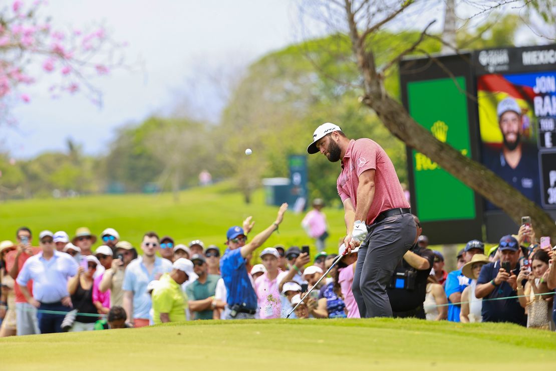 Rahm narrowly missed out on defending his title at the Mexico Open.