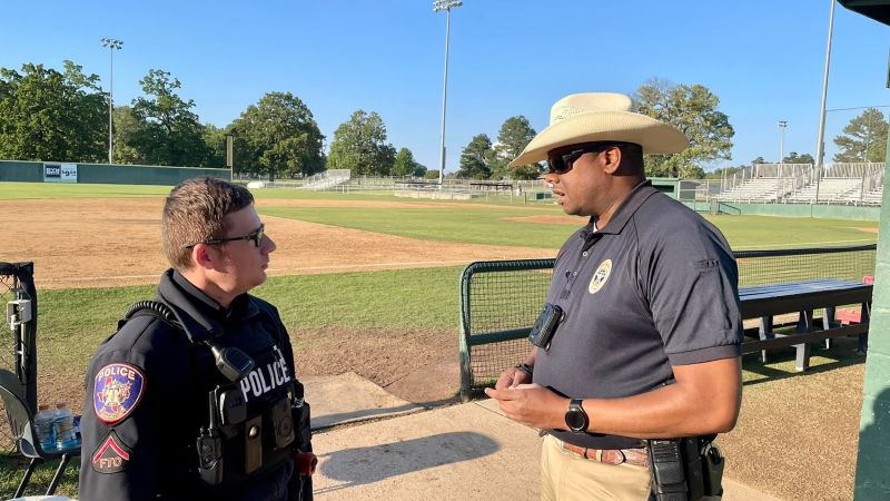 NextImg:Texas college baseball player struck by stray bullet during game | CNN