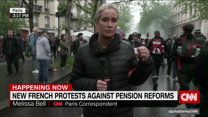 Pension law drives French protests | CNN Business