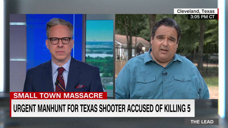 A massive manhunt is underway for a man police say killed five people at his neighbor’s house in a small town outside of Houston | CNN