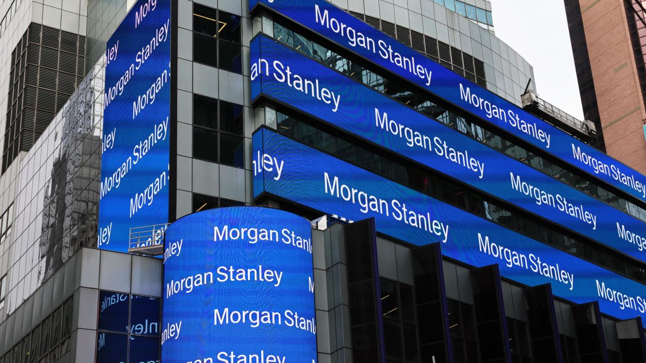 NEW YORK, NEW YORK - JANUARY 17: The Morgan Stanley headquarters building is seen on January 17, 2023 in New York City. Morgan Stanley reported a more than $2 billion in profit for the fourth quarter, giving the company a 40 percent decline from the previous year.  (Photo by Michael M. Santiago/Getty Images)