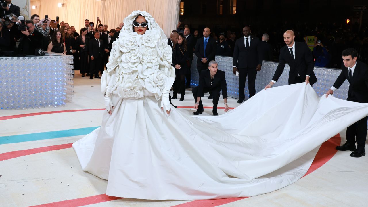 Rihanna puts her own spin on the Chanel bride at the Met Gala | CNN