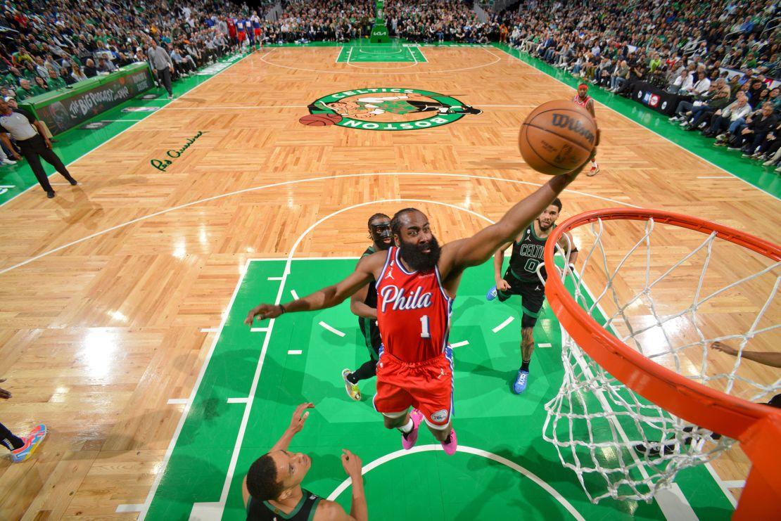 "The Beard" racked up 45 points in a performance reminiscent of the guard's days in Houston.